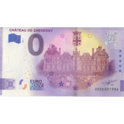 Euro banknote memory - 41 - Château de Cheverny - 2022-3 - Nb 1986