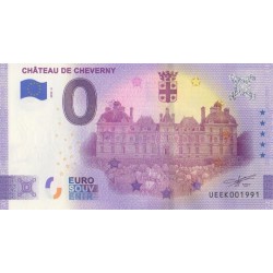 Euro banknote memory - 41 - Château de Cheverny - 2022-3 - Nb 1991