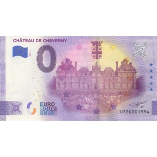 Euro banknote memory - 2022 - Château de Cheverny - (Loir-et-Cher)