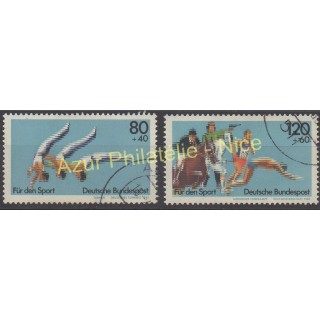 Timbres - Thème sports divers - Allemagne occidentale (RFA) - 1983 - No 1004/1005