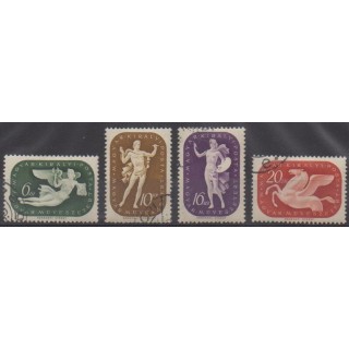 Acheter cette série de timbres de Hongrie de l'année 1940 (No 562/565). - Oblitéré