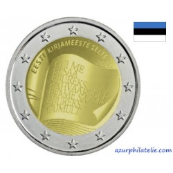 2 euro commémorative - Estonie - 2022 - 150 ans de la fondation de la société littéraire estonienne - UNC
