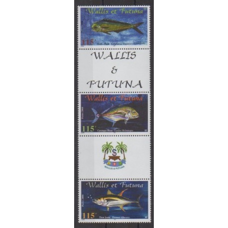 Wallis and Futuna - 2000 - Nb 543/545 - Sea life