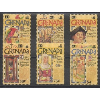 Timbres - Christophe Colomb - Grenade - 1992 - No 2115/2120