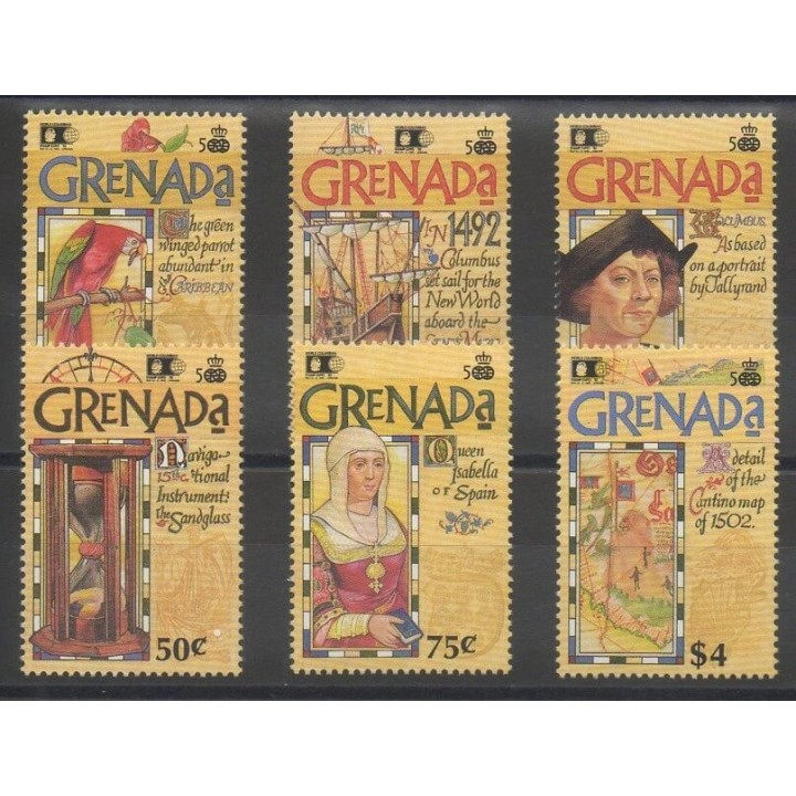 Stamps - Christophe Colomb - Grenade - 1992 - Nb 2115/2120