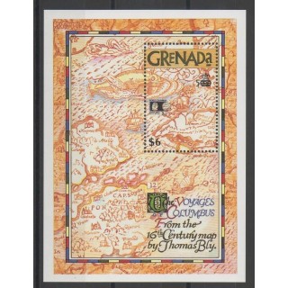 Timbres - Christophe Colomb - Grenade - 1992 - No BF 287