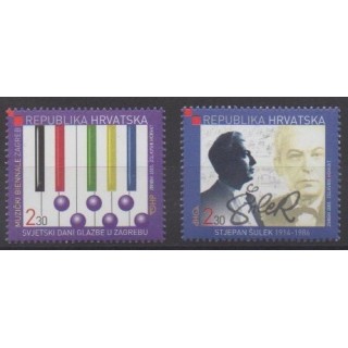 Buy this set of stamps of Croatia of the year 2005 (Nb 666/667).