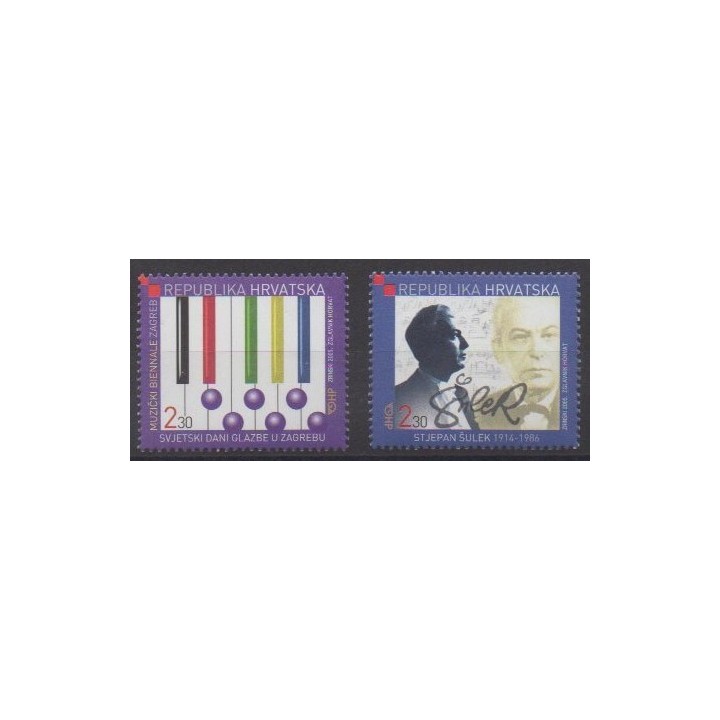 Buy this set of stamps of Croatia of the year 2005 (Nb 666/667).