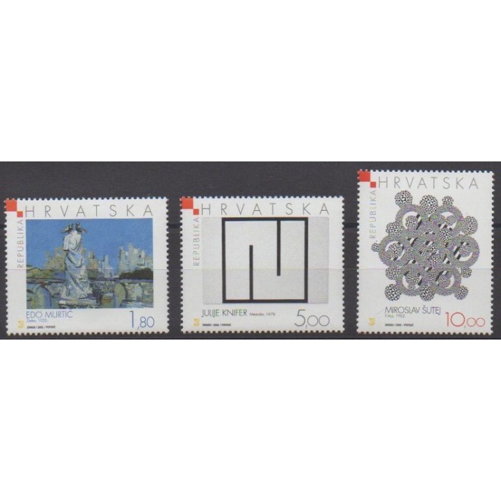 Buy this set of stamps of Croatia of the year 2005 (Nb 702/704).