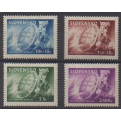 Slovakia - 1945 - Nb 118/121