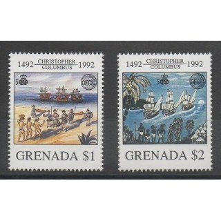 Timbres - Christophe Colomb - Grenade - 1992 - No 2150/2151
