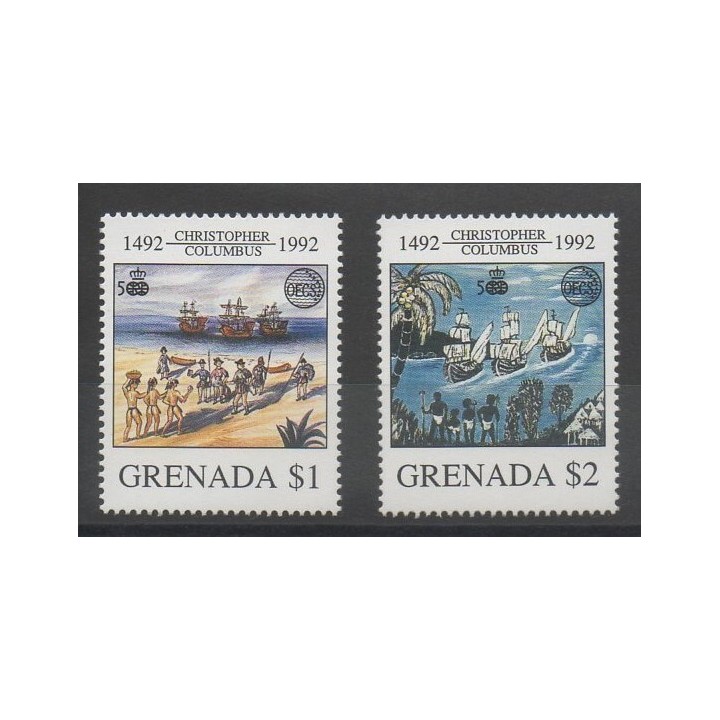 Stamps - Christophe Colomb - Grenade - 1992 - Nb 2150/2151