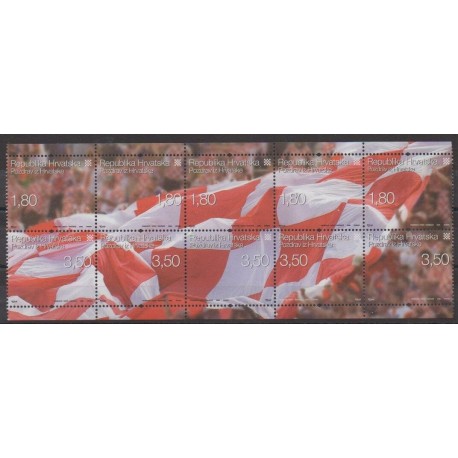 Croatia - 2006 - Nb 717/726 - Flags