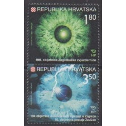 Croatie - 2003 - No 601/602 - Astronomie