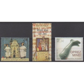 Buy this set of stamps of Croatia of the year 2003 (Nb 603/605).