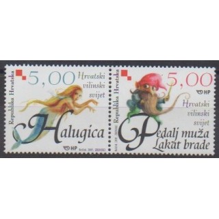 Acheter cette série de timbres de Croatie de l'année 2005 (No 662/663).