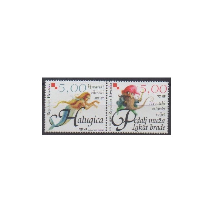 Buy this set of stamps of Croatia of the year 2005 (Nb 662/663).