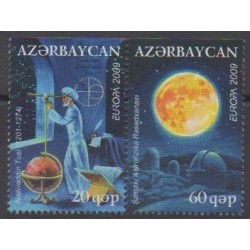 Azerbaijan - 2009 - Nb 650a/651a - Astronomy - Europa