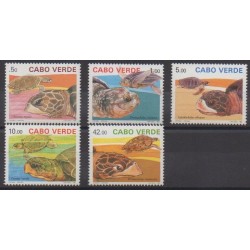 Cape Verde - 1990 - Nb 565/569 - Turtles