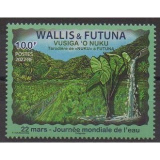 Buy this stamp of Wallis et Futuna of the year 2022 (Journée mondiale de l'eau).