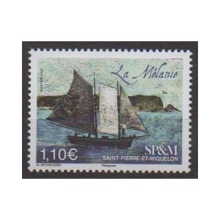 Buy this stamp of Saint-Pierre et Miquelon of the year 2022 (La Mélanie).