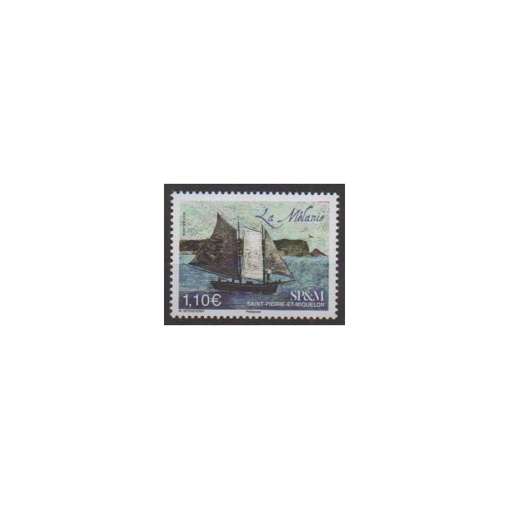 Acheter ce timbre de Saint-Pierre et Miquelon de l'année 2022 (La Mélanie).
