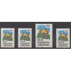 Ouzbékistan - 1993 - No 26/29 - Armoiries