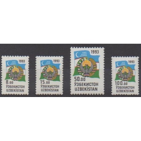 Uzbekistan - 1993 - Nb 26/29 - Coats of arms