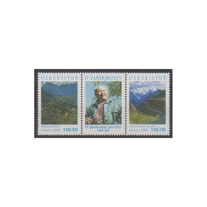 Acheter cette série de timbres d'Ouzbékistan de l'année 2001 (No 223/224).