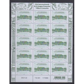 Buy this souvenir sheet  of France of the year 2022 (Nb F56 - Cité internationale de la langue française).