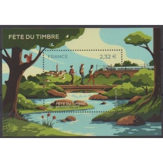 Acheter ce timbre de France de l'année 2022 (Escapade verte).