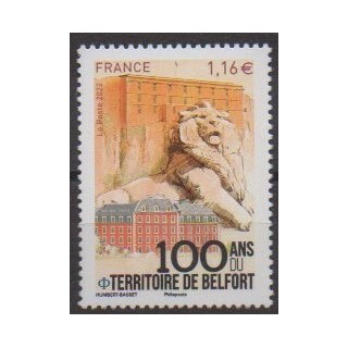 Buy this stamp of France of the year 2022 (100 ans du territoire de Belfort).