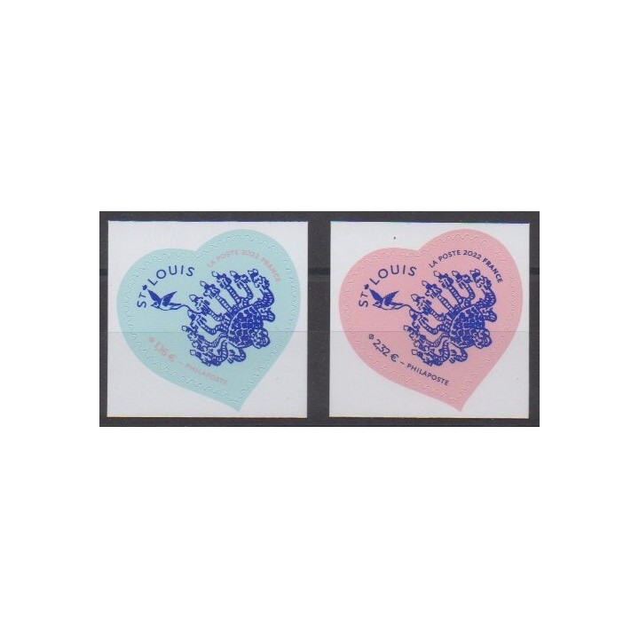 Acheter cette série de timbres de France de l'année 2022 (No 2097/2098).