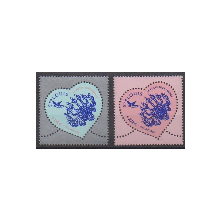 Acheter cette série de timbres de France de l'année 2022 (No 5552/5553).