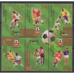 Kirghizistan - 2002 - No 183/188 - Coupe du monde de football