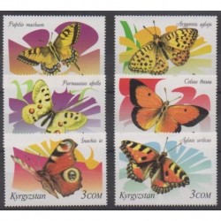 Kirghizistan - 2000 - No 162/167 - Insectes