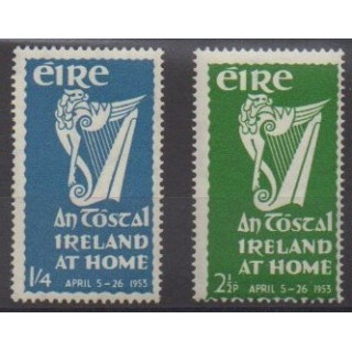 Acheter cette série de timbres d'Irlande de l'année 1953 (No 118/119).
