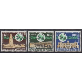 Acheter ces timbres du Niger  de l'année 1963 (No PA23/PA25). - Neuf avec charnière