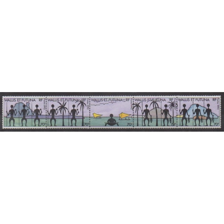 Acheter cette série de timbres de Wallis et Futuna de l'année 1992 (No 432/436).