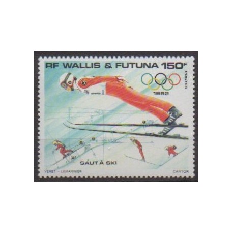 Wallis et Futuna - 1992 - No 425 - Jeux olympiques d'hiver