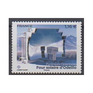 Buy this stamp of France of the year 2022 (Four solaire d'Odeillo).