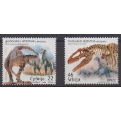 Serbia - 2009 - Nb 323/324 - Prehistoric animals