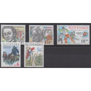 Acheter cette série de timbres de Slovaquie de l'année 2002 (No 359/363).