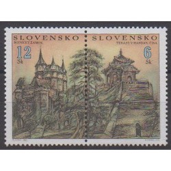 Slovaquie - 2002 - No 374/375 - Châteaux