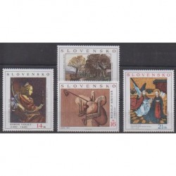 Slovakia - 2003 - Nb 392 and 406/408 - Paintings