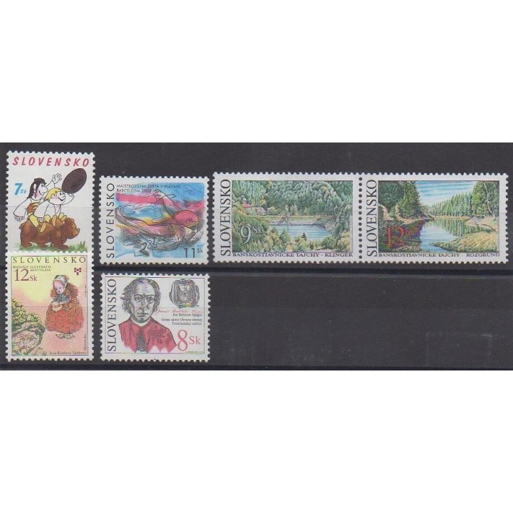 Buy this set of stamps of Slovakia of the year 2003 (Nb 395/400).