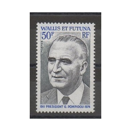 Wallis et Futuna - 1975 - No 189 - célébrités