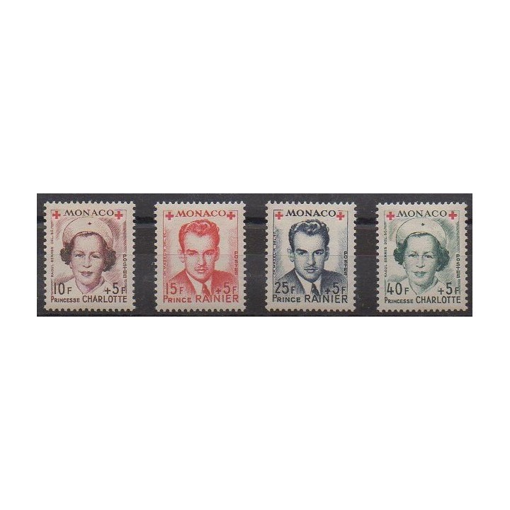 Buy this set of stamps of Monaco of the year 1949 (Nb 334A/337A).