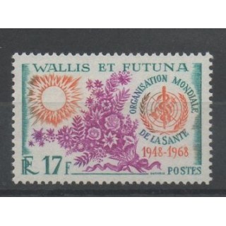 Timbres - Wallis et Futuna  - 1968 - No 172 - santé ou croix-rouge