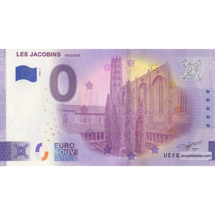 Euro banknote memory - 2022 - Les Jacobins - Le cloître - (Haute-Garonne)